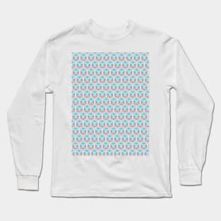 Pattern Geometry Cubic Pastel Long Sleeve T-Shirt